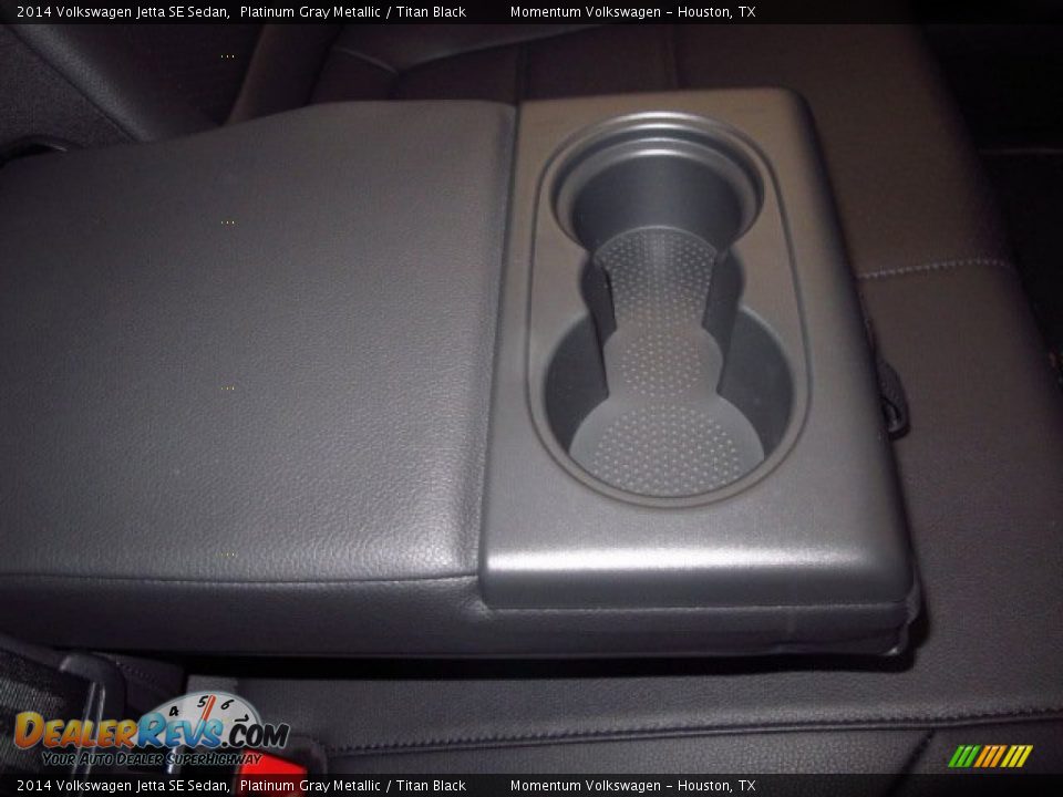 2014 Volkswagen Jetta SE Sedan Platinum Gray Metallic / Titan Black Photo #14