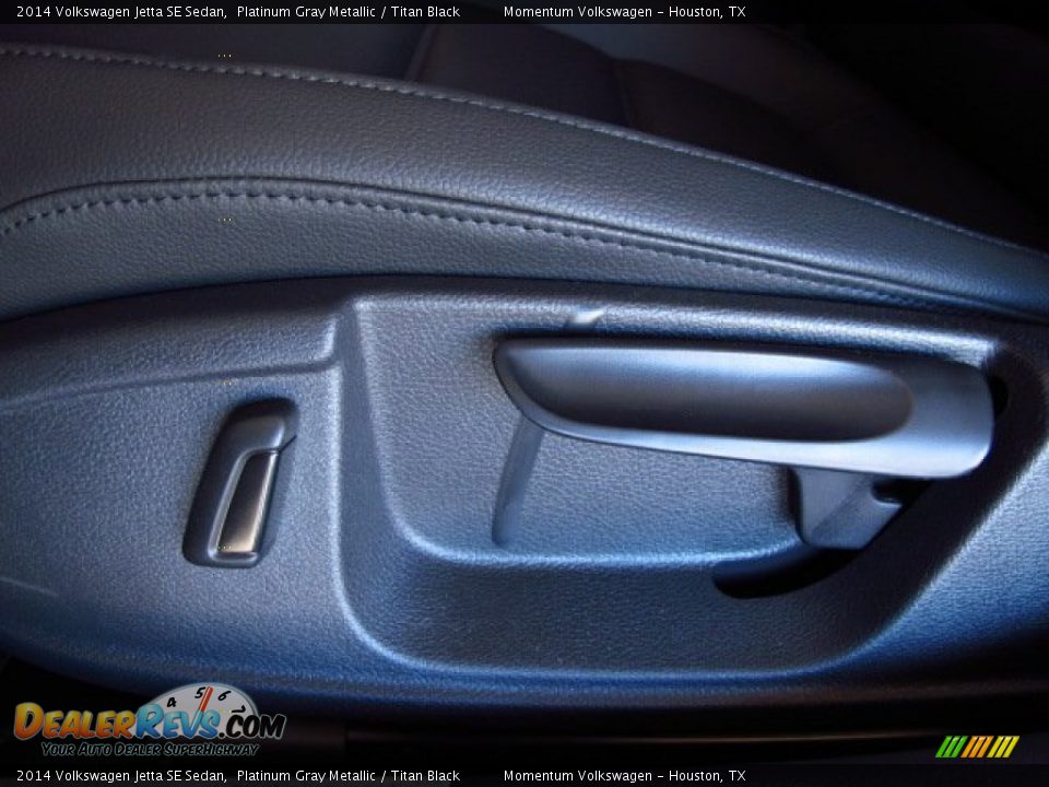 2014 Volkswagen Jetta SE Sedan Platinum Gray Metallic / Titan Black Photo #16