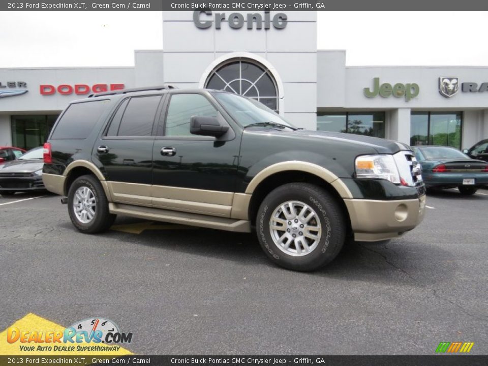 2013 Ford Expedition XLT Green Gem / Camel Photo #1