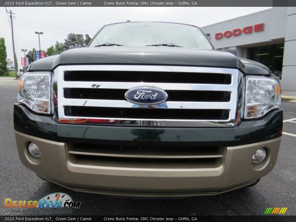 2013 Ford Expedition XLT Green Gem / Camel Photo #2
