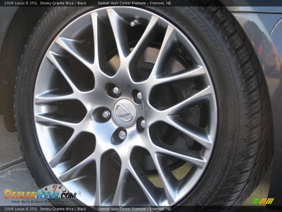 2006 Lexus IS 350 Smoky Granite Mica / Black Photo #12