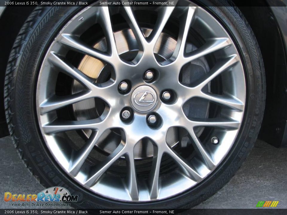 2006 Lexus IS 350 Smoky Granite Mica / Black Photo #13