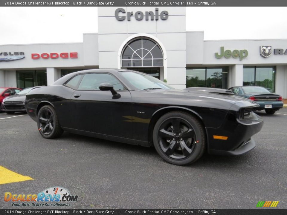 2014 Dodge Challenger R/T Blacktop Black / Dark Slate Gray Photo #1