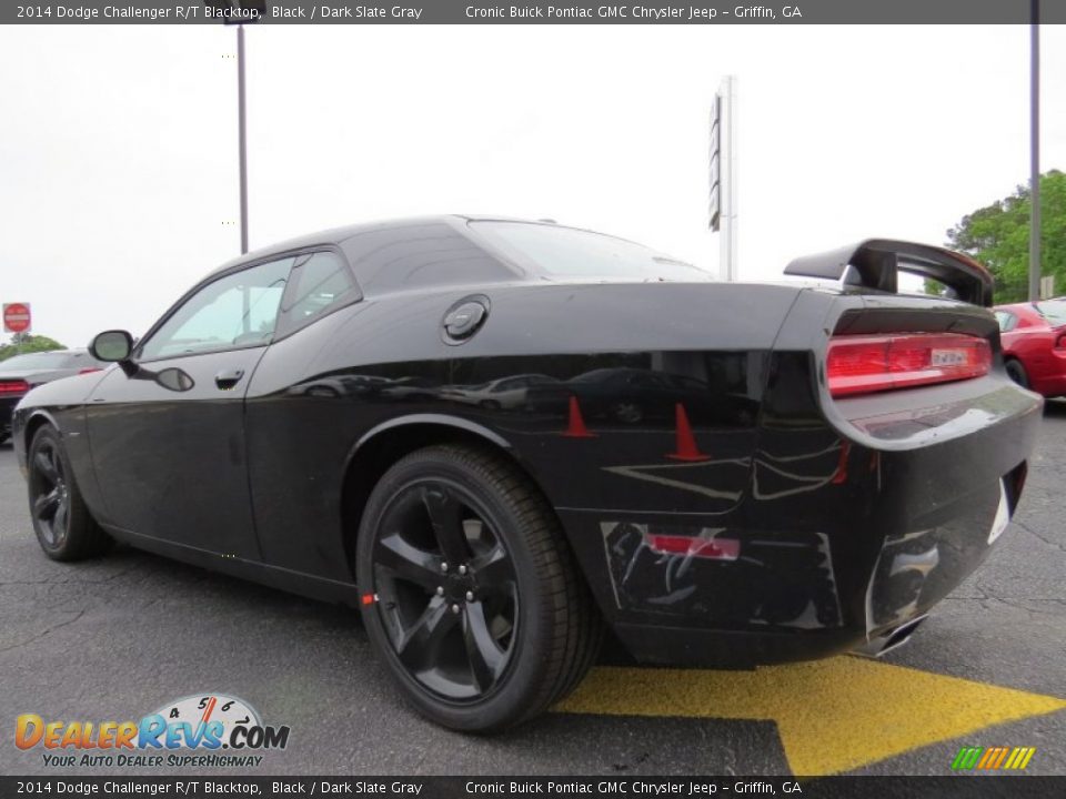 2014 Dodge Challenger R/T Blacktop Black / Dark Slate Gray Photo #6