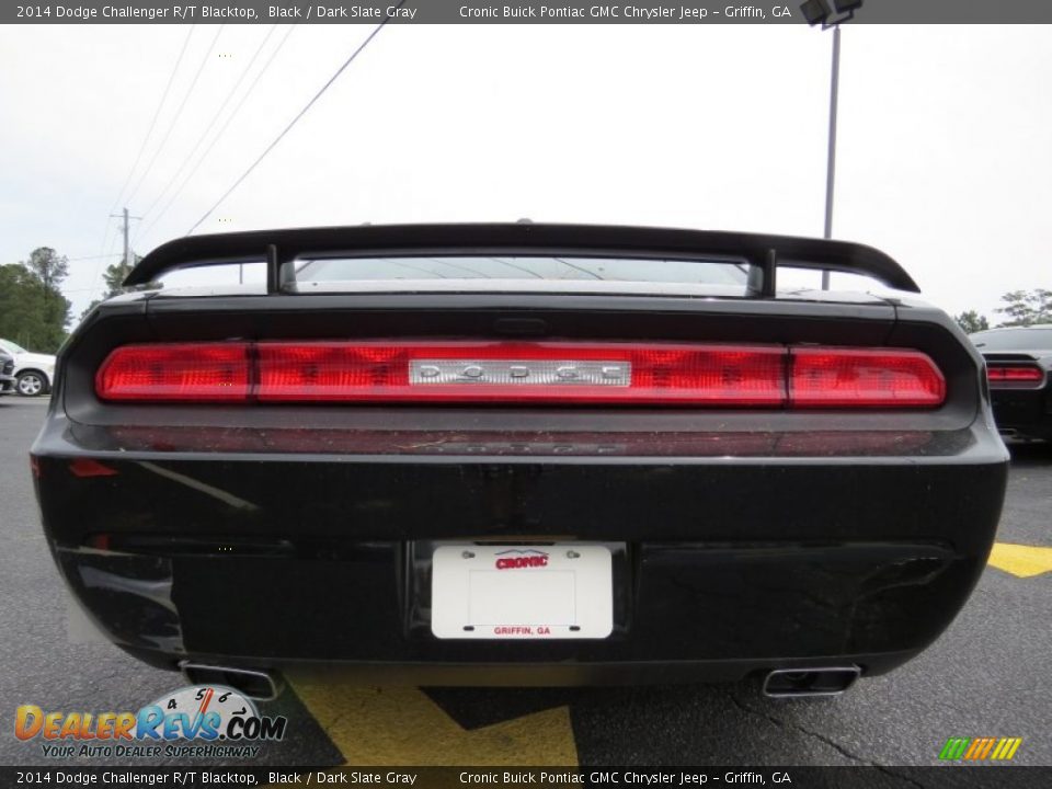 2014 Dodge Challenger R/T Blacktop Black / Dark Slate Gray Photo #7