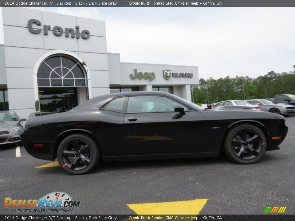 2014 Dodge Challenger R/T Blacktop Black / Dark Slate Gray Photo #9