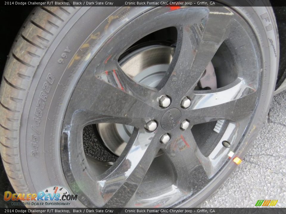 2014 Dodge Challenger R/T Blacktop Black / Dark Slate Gray Photo #10