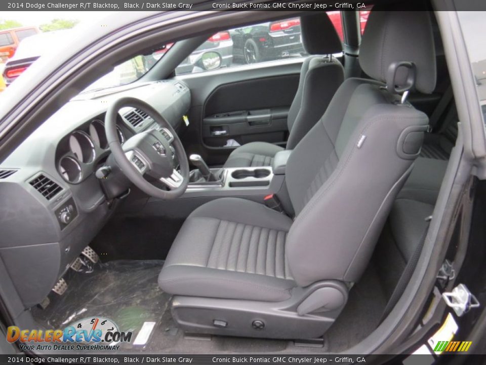 2014 Dodge Challenger R/T Blacktop Black / Dark Slate Gray Photo #11