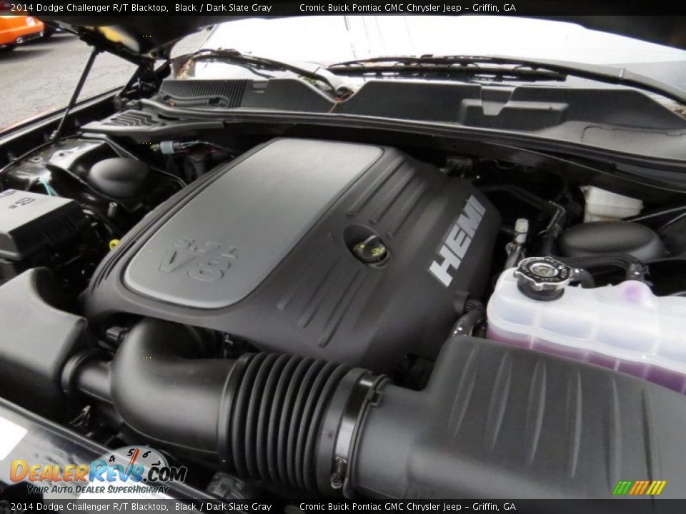 2014 Dodge Challenger R/T Blacktop Black / Dark Slate Gray Photo #13