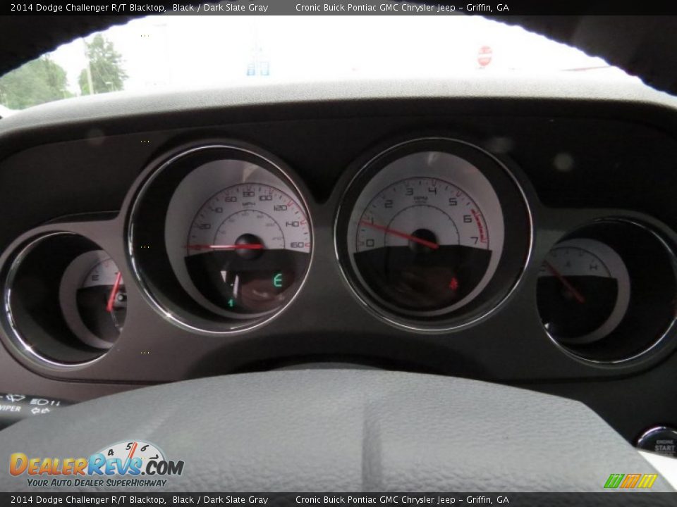 2014 Dodge Challenger R/T Blacktop Black / Dark Slate Gray Photo #14