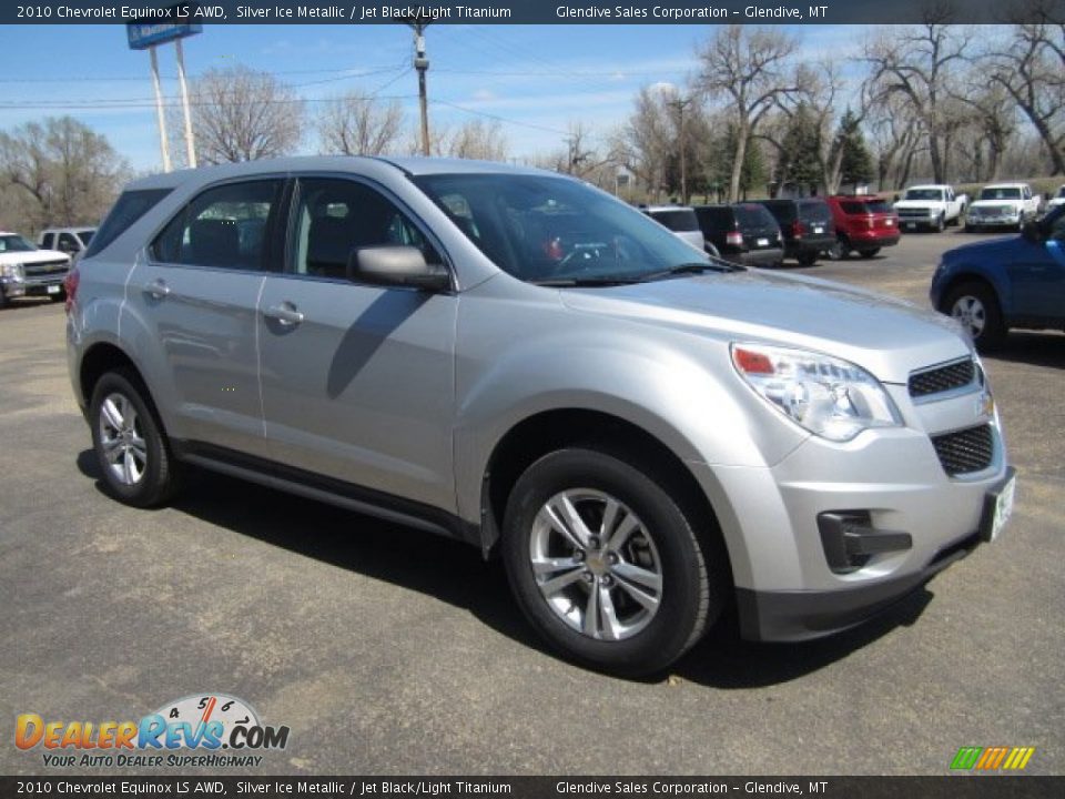2010 Chevrolet Equinox LS AWD Silver Ice Metallic / Jet Black/Light Titanium Photo #2