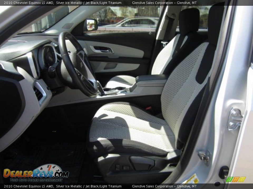2010 Chevrolet Equinox LS AWD Silver Ice Metallic / Jet Black/Light Titanium Photo #5