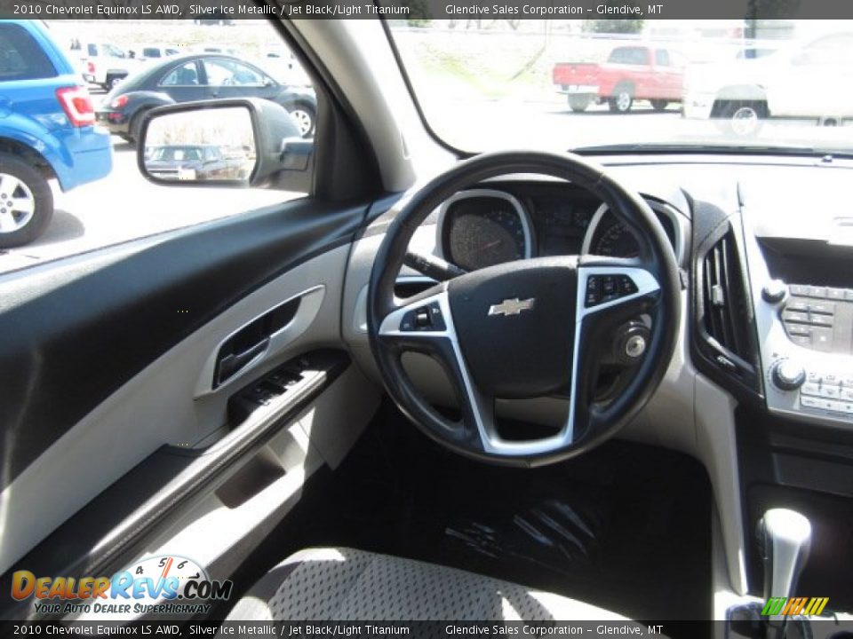 2010 Chevrolet Equinox LS AWD Silver Ice Metallic / Jet Black/Light Titanium Photo #16