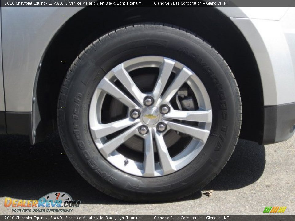 2010 Chevrolet Equinox LS AWD Silver Ice Metallic / Jet Black/Light Titanium Photo #18
