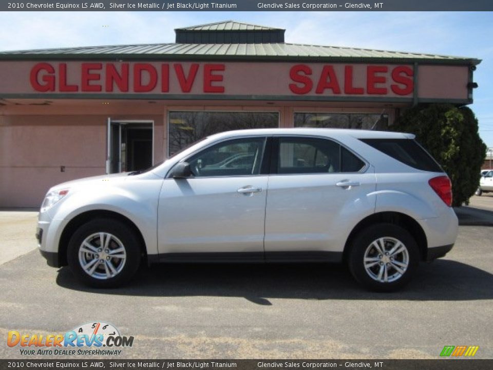 2010 Chevrolet Equinox LS AWD Silver Ice Metallic / Jet Black/Light Titanium Photo #19