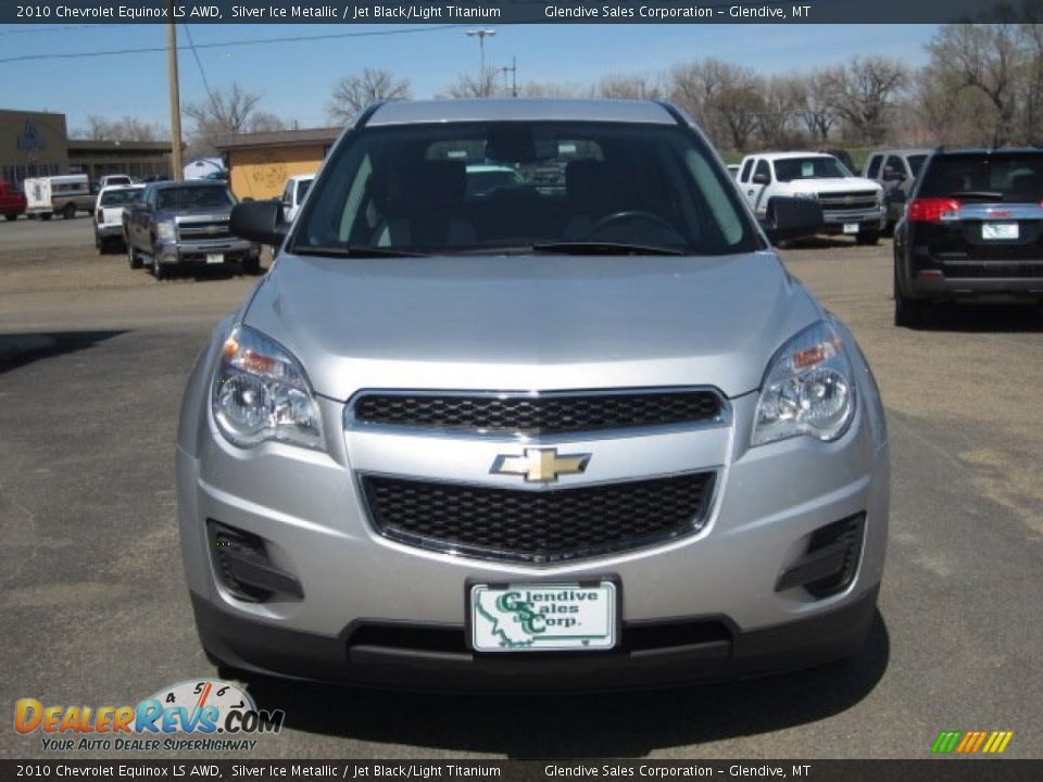 2010 Chevrolet Equinox LS AWD Silver Ice Metallic / Jet Black/Light Titanium Photo #21
