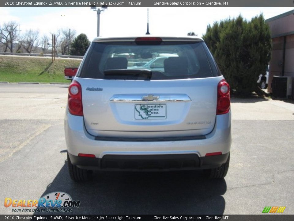 2010 Chevrolet Equinox LS AWD Silver Ice Metallic / Jet Black/Light Titanium Photo #22