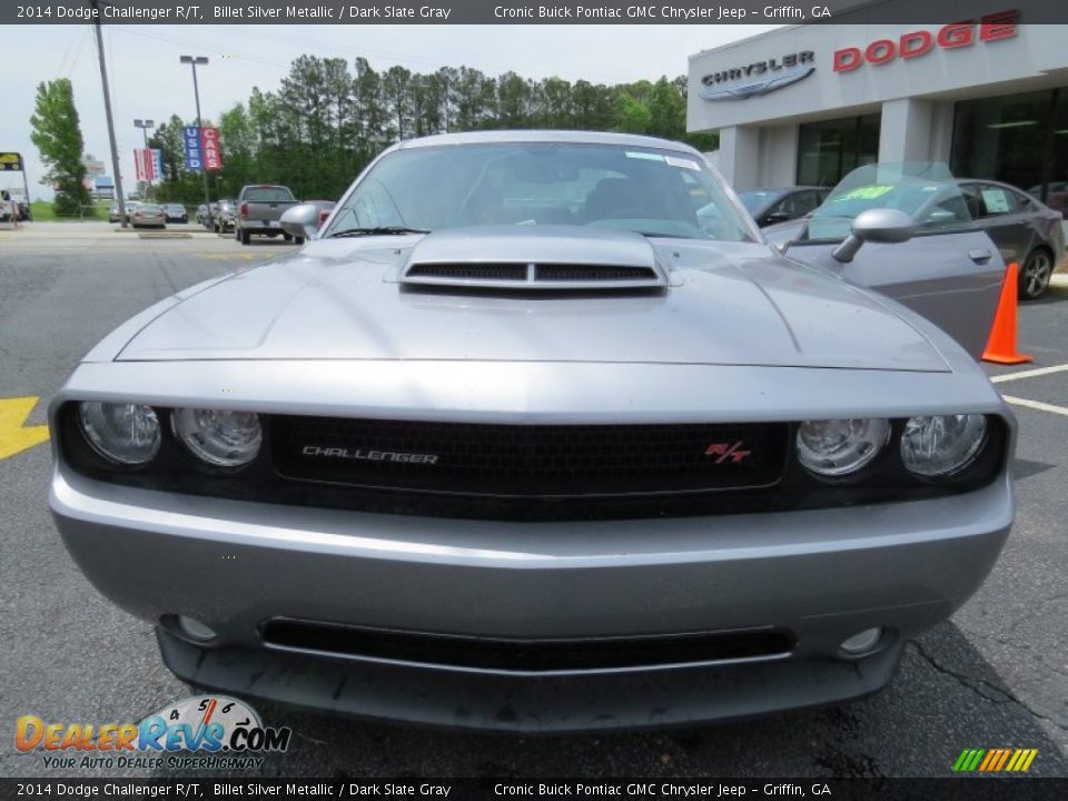 2014 Dodge Challenger R/T Billet Silver Metallic / Dark Slate Gray Photo #12