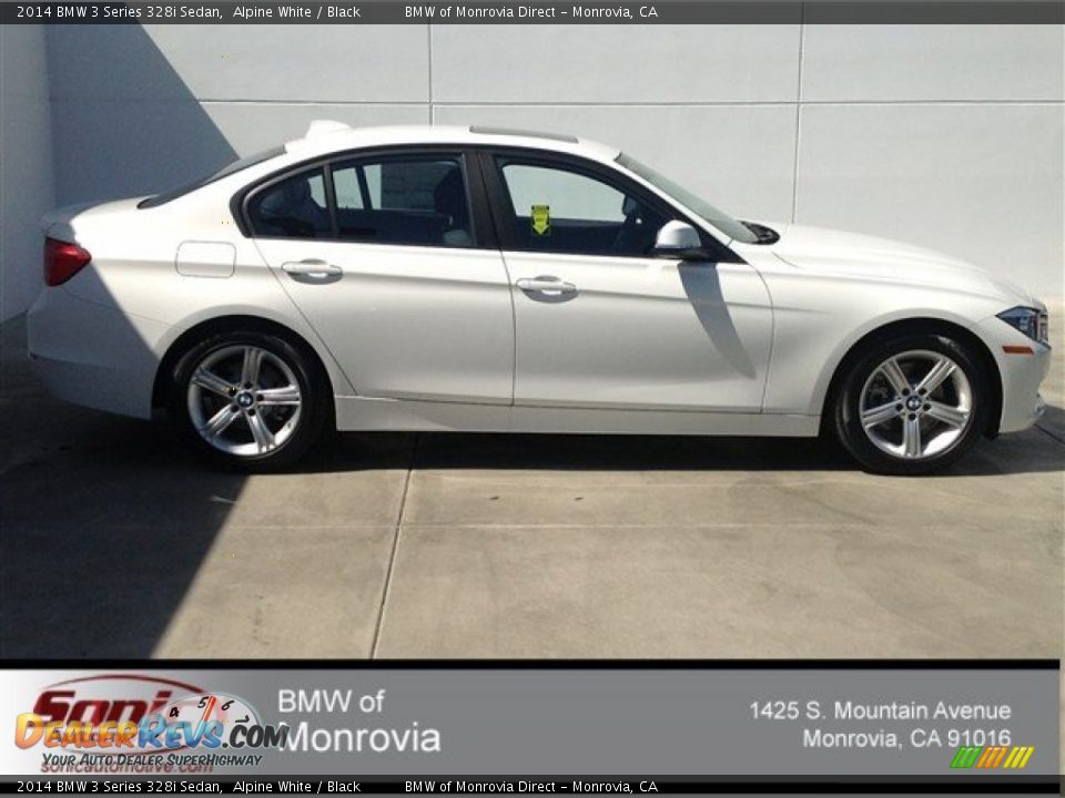 2014 BMW 3 Series 328i Sedan Alpine White / Black Photo #1