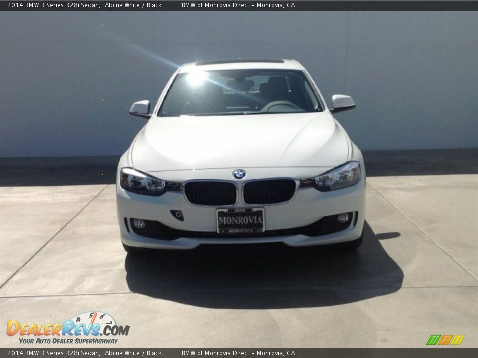 2014 BMW 3 Series 328i Sedan Alpine White / Black Photo #2