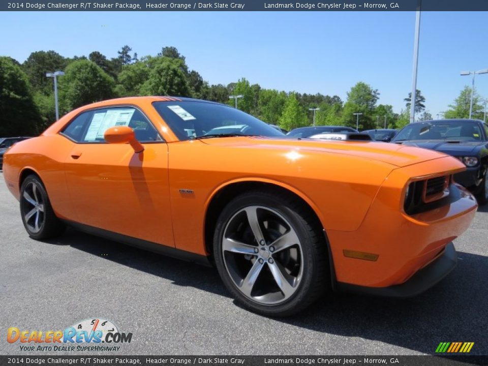 Front 3/4 View of 2014 Dodge Challenger R/T Shaker Package Photo #4