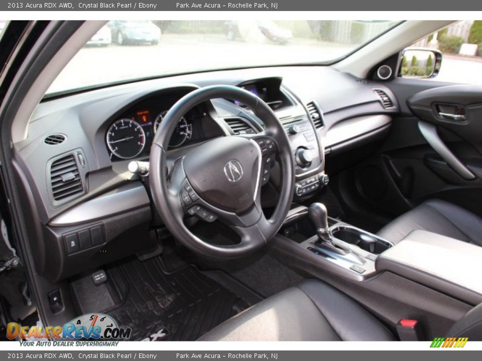2013 Acura RDX AWD Crystal Black Pearl / Ebony Photo #10