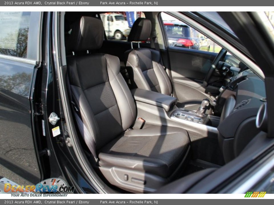 2013 Acura RDX AWD Crystal Black Pearl / Ebony Photo #28