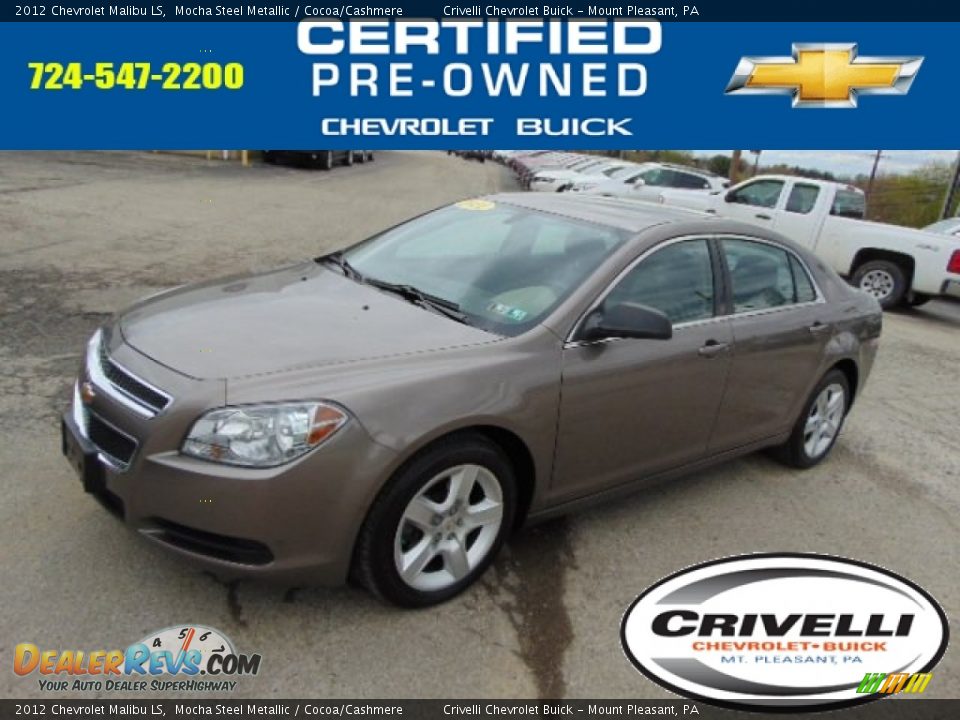 2012 Chevrolet Malibu LS Mocha Steel Metallic / Cocoa/Cashmere Photo #1