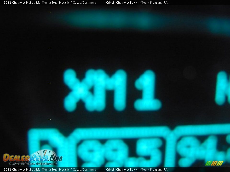 2012 Chevrolet Malibu LS Mocha Steel Metallic / Cocoa/Cashmere Photo #17