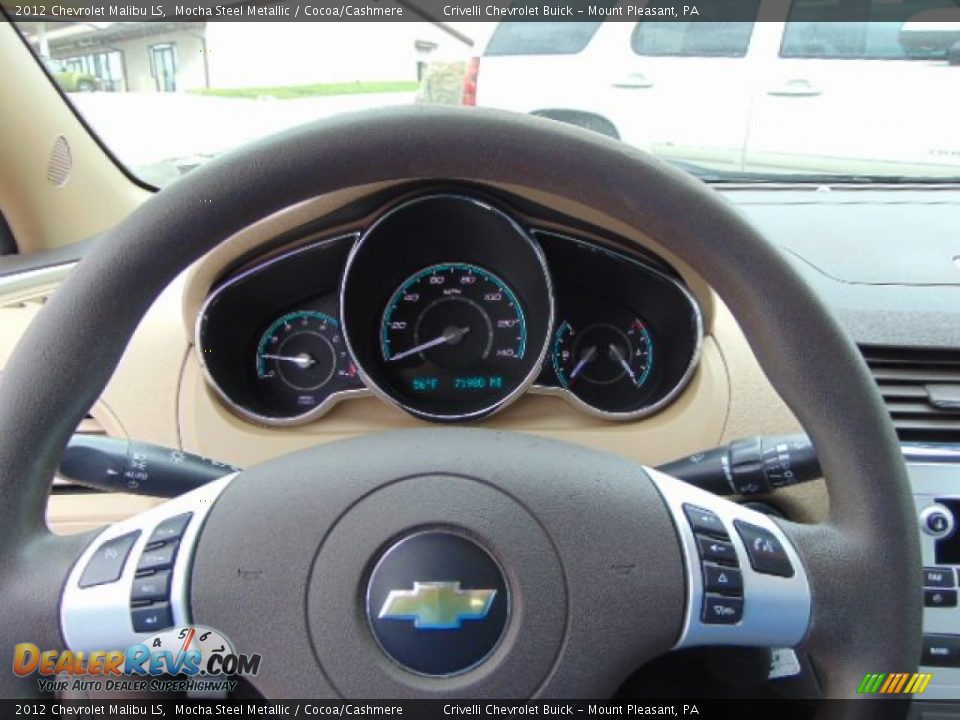 2012 Chevrolet Malibu LS Mocha Steel Metallic / Cocoa/Cashmere Photo #21