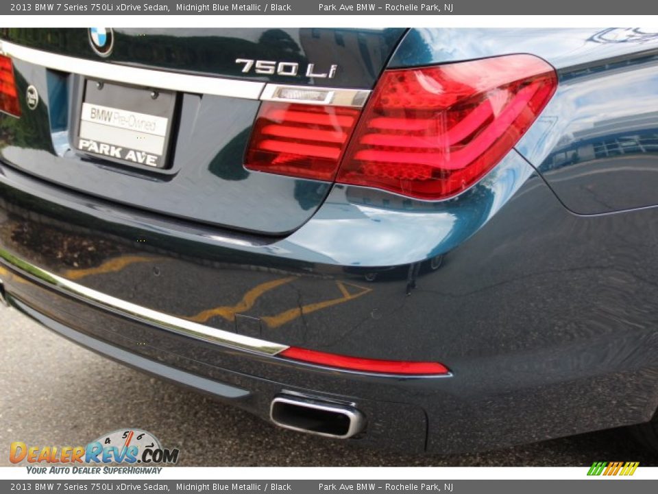 2013 BMW 7 Series 750Li xDrive Sedan Midnight Blue Metallic / Black Photo #22