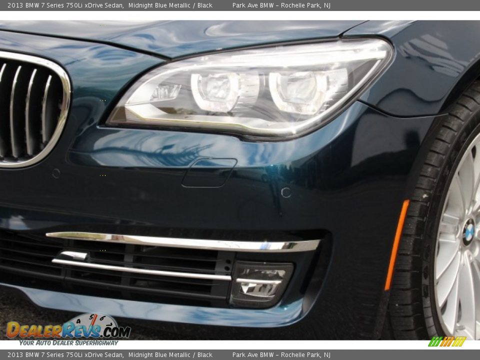 2013 BMW 7 Series 750Li xDrive Sedan Midnight Blue Metallic / Black Photo #33