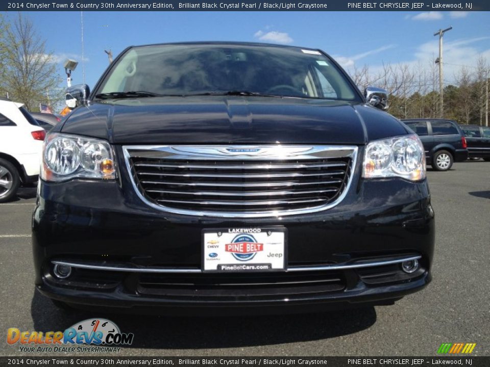 2014 Chrysler Town & Country 30th Anniversary Edition Brilliant Black Crystal Pearl / Black/Light Graystone Photo #2