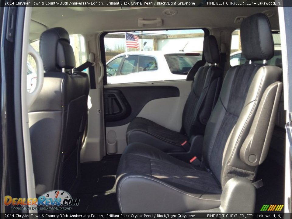 2014 Chrysler Town & Country 30th Anniversary Edition Brilliant Black Crystal Pearl / Black/Light Graystone Photo #6