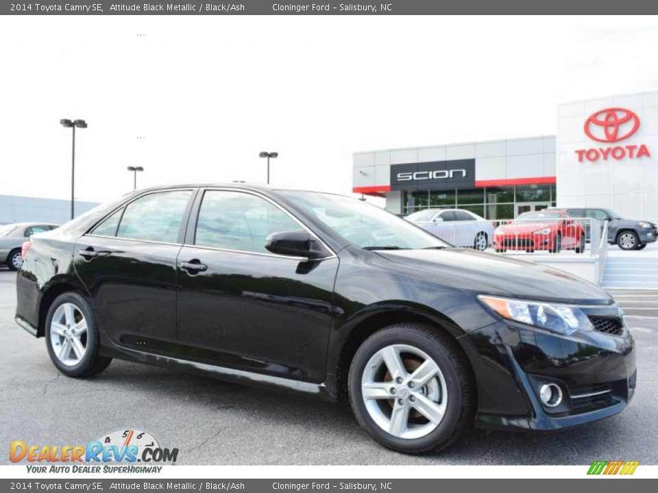 2014 Toyota Camry SE Attitude Black Metallic / Black/Ash Photo #1