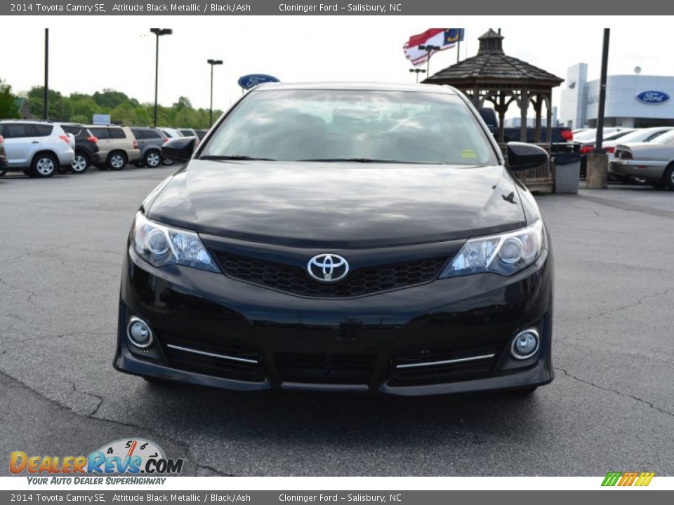 2014 Toyota Camry SE Attitude Black Metallic / Black/Ash Photo #4