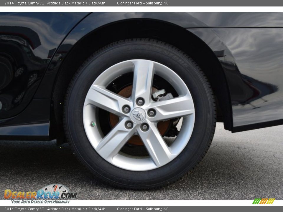2014 Toyota Camry SE Attitude Black Metallic / Black/Ash Photo #10