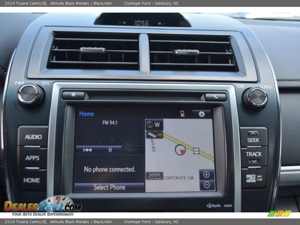 2014 Toyota Camry SE Attitude Black Metallic / Black/Ash Photo #13