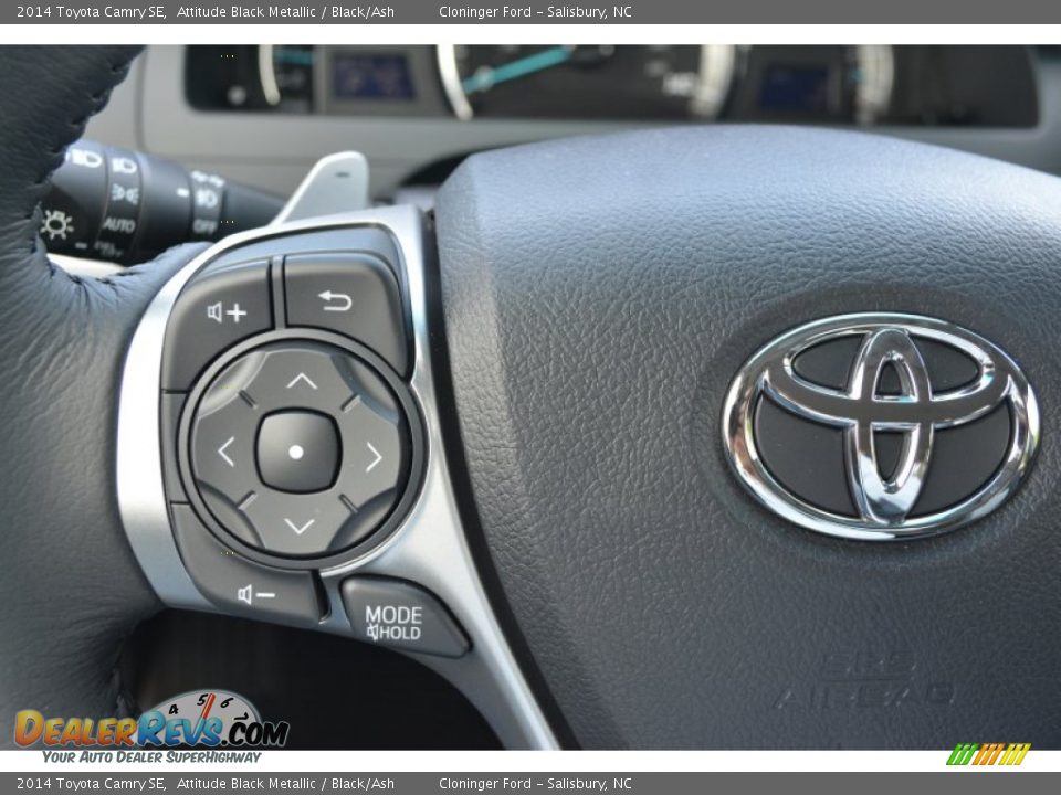 2014 Toyota Camry SE Attitude Black Metallic / Black/Ash Photo #24