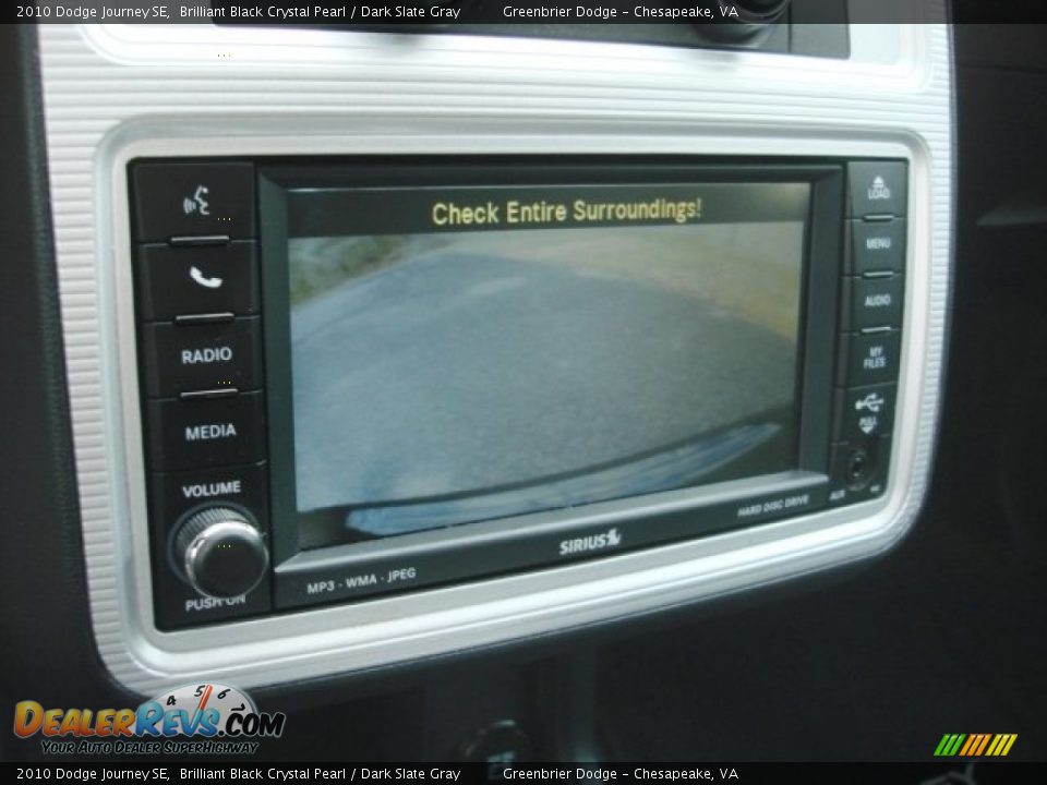 2010 Dodge Journey SE Brilliant Black Crystal Pearl / Dark Slate Gray Photo #3
