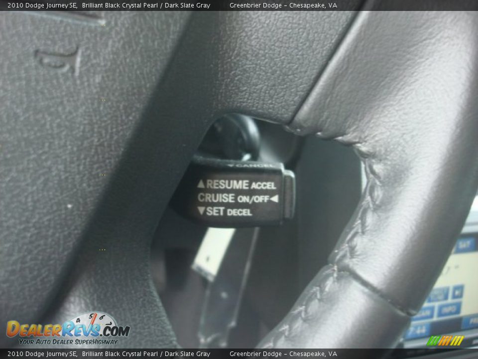 2010 Dodge Journey SE Brilliant Black Crystal Pearl / Dark Slate Gray Photo #7