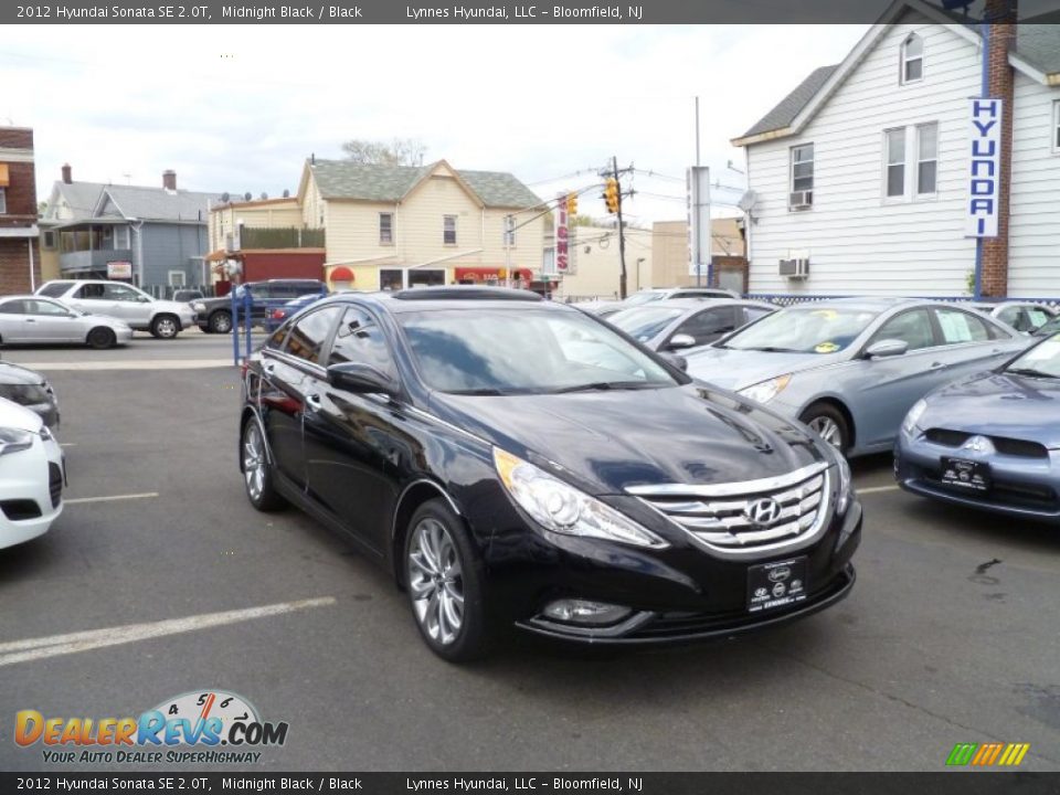 2012 Hyundai Sonata SE 2.0T Midnight Black / Black Photo #1