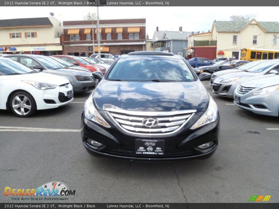 2012 Hyundai Sonata SE 2.0T Midnight Black / Black Photo #2