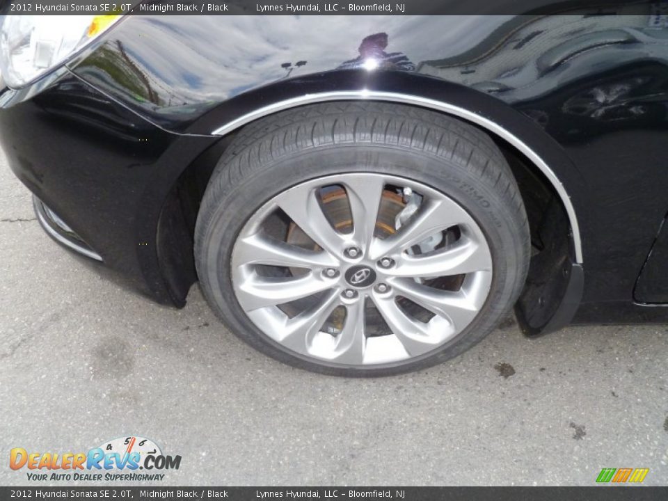 2012 Hyundai Sonata SE 2.0T Midnight Black / Black Photo #7