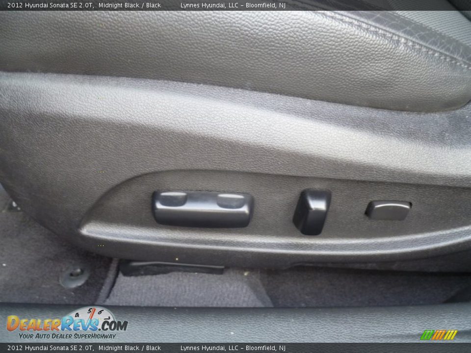 2012 Hyundai Sonata SE 2.0T Midnight Black / Black Photo #9