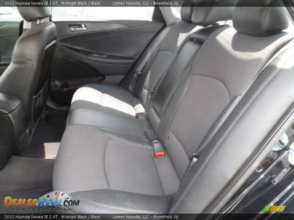 2012 Hyundai Sonata SE 2.0T Midnight Black / Black Photo #10