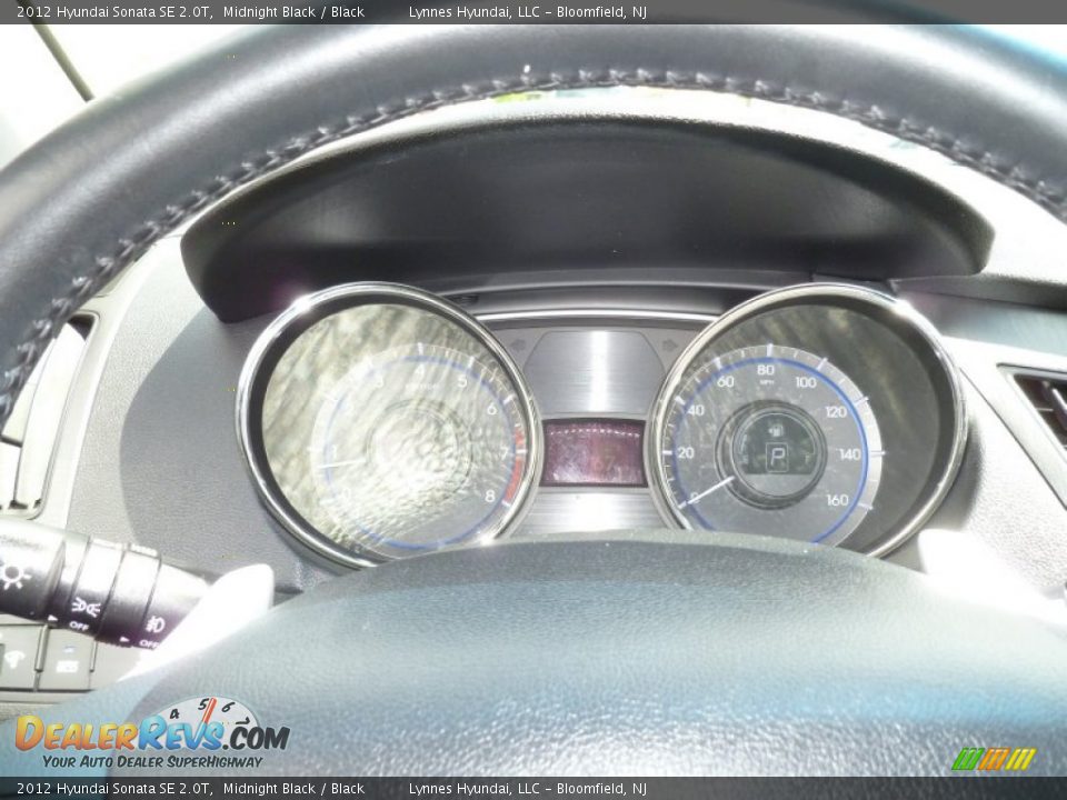 2012 Hyundai Sonata SE 2.0T Midnight Black / Black Photo #14