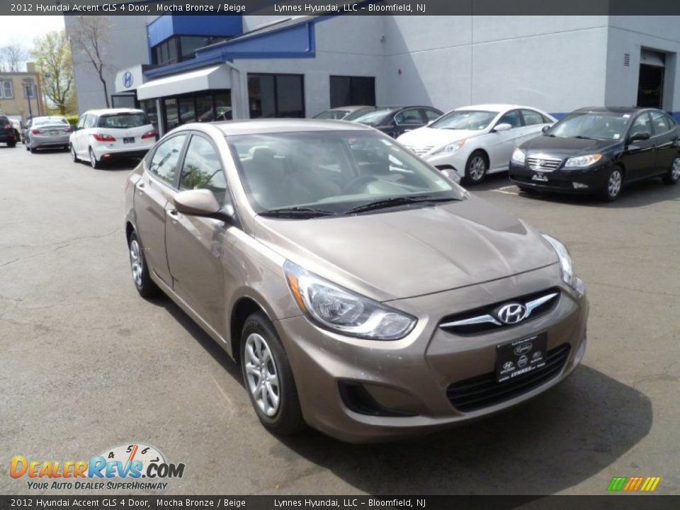 2012 Hyundai Accent GLS 4 Door Mocha Bronze / Beige Photo #1