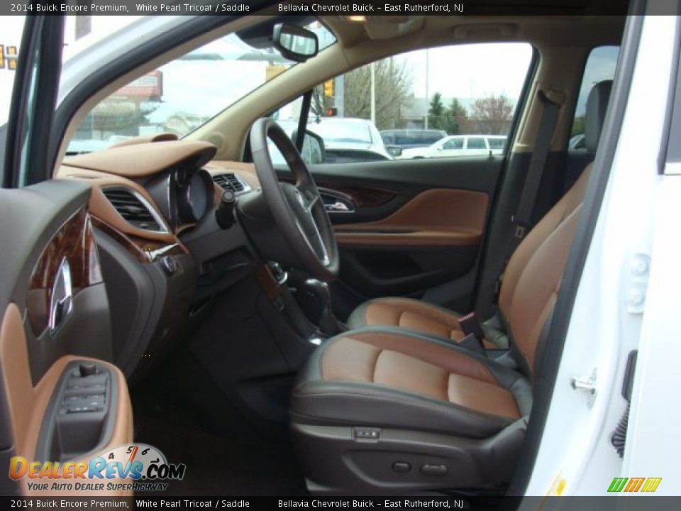 Saddle Interior - 2014 Buick Encore Premium Photo #7