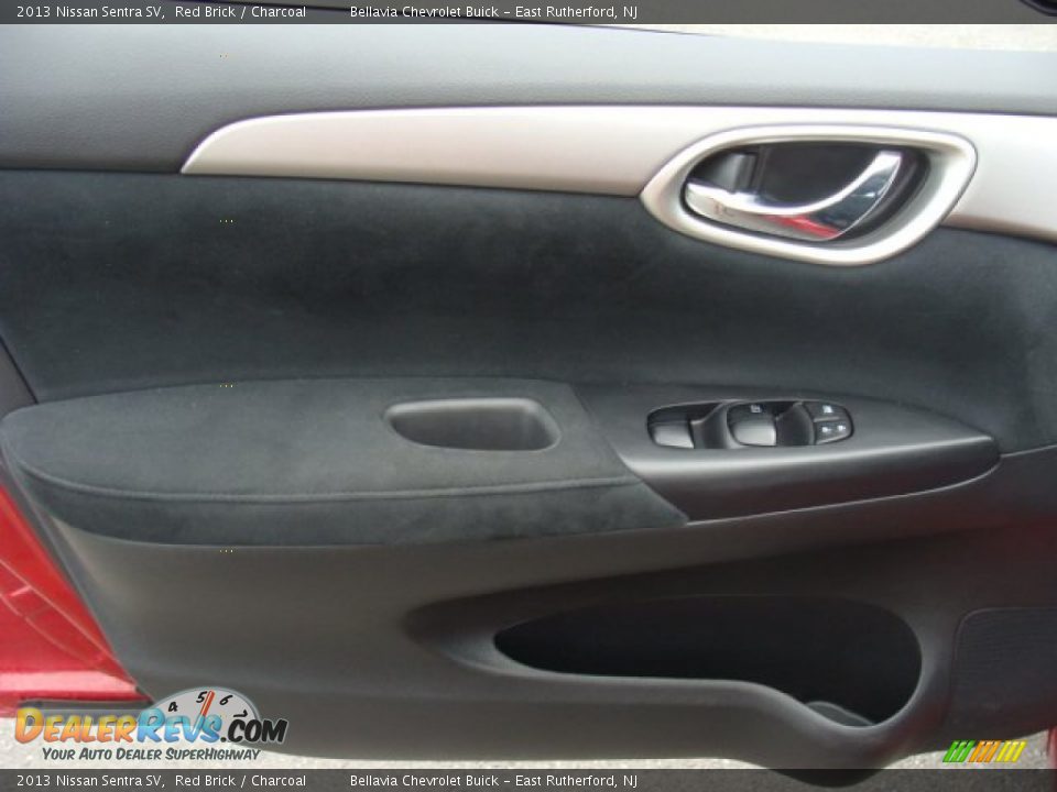 2013 Nissan Sentra SV Red Brick / Charcoal Photo #6